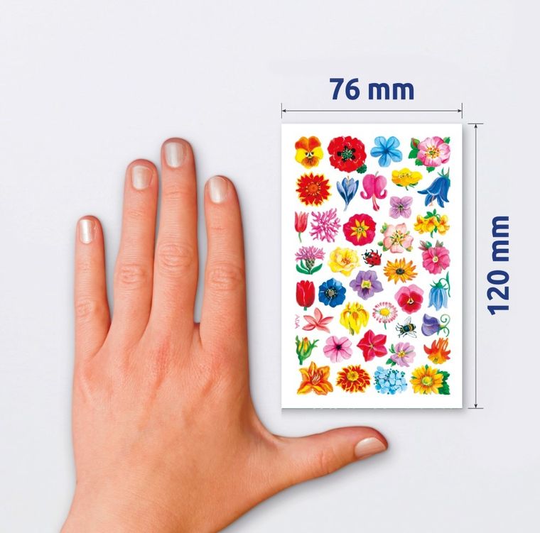 Z-Design, naklejki z kwiatami, mix