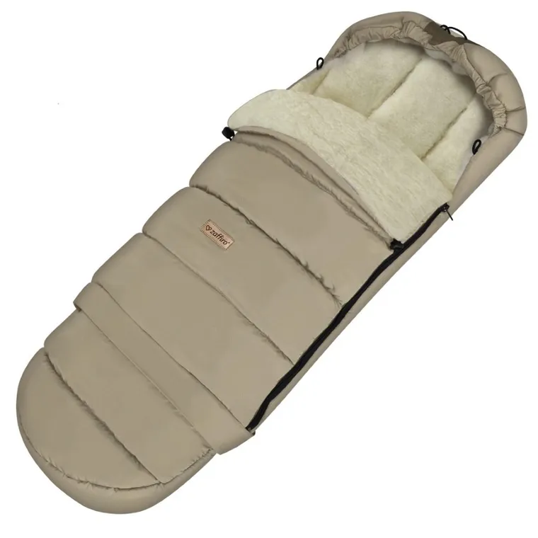 Zaffiro, iGrow Nordico, regulowany śpiwór, beige, 0-36 m