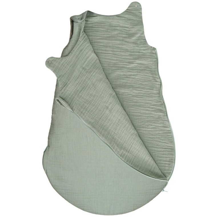 Zaffiro, Malaga, śpiworek do spania, muślinowy, TOG 1.5, mint, 6-12m