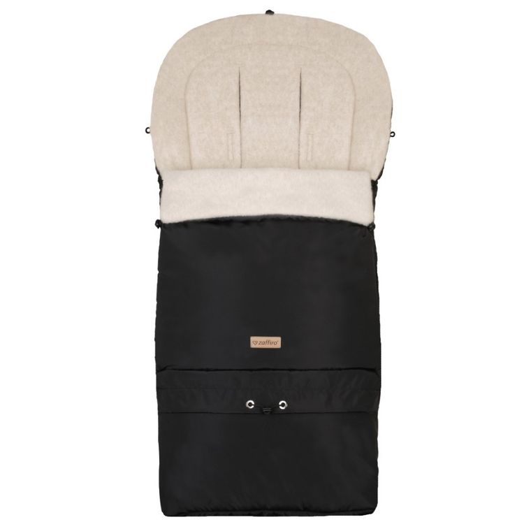 Zaffiro, SleepGrow Aspen, regulowany śpiwór, black, 0-36 m