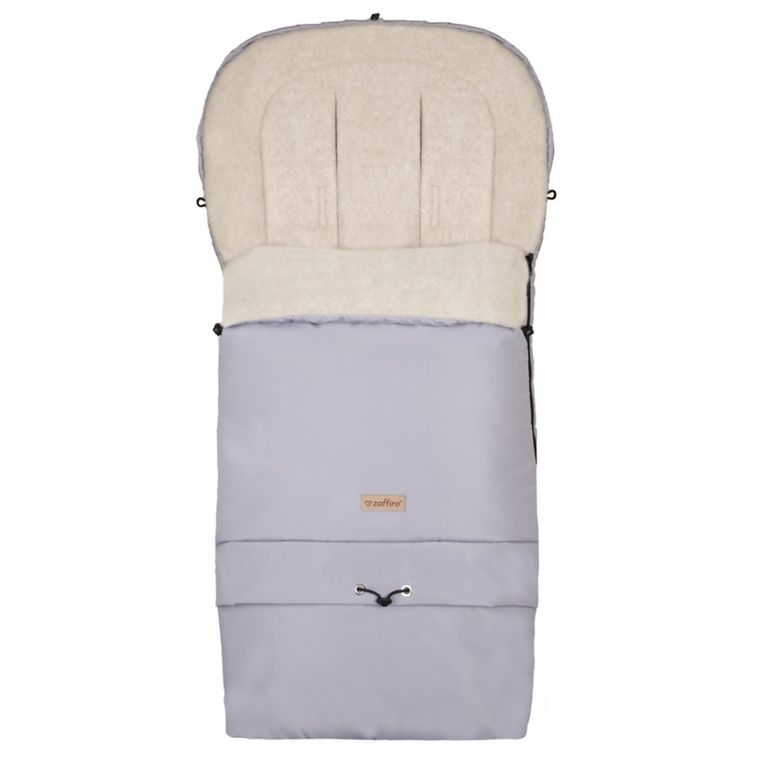 Zaffiro, SleepGrow Aspen, regulowany śpiwór, steel grey, 0-36 m