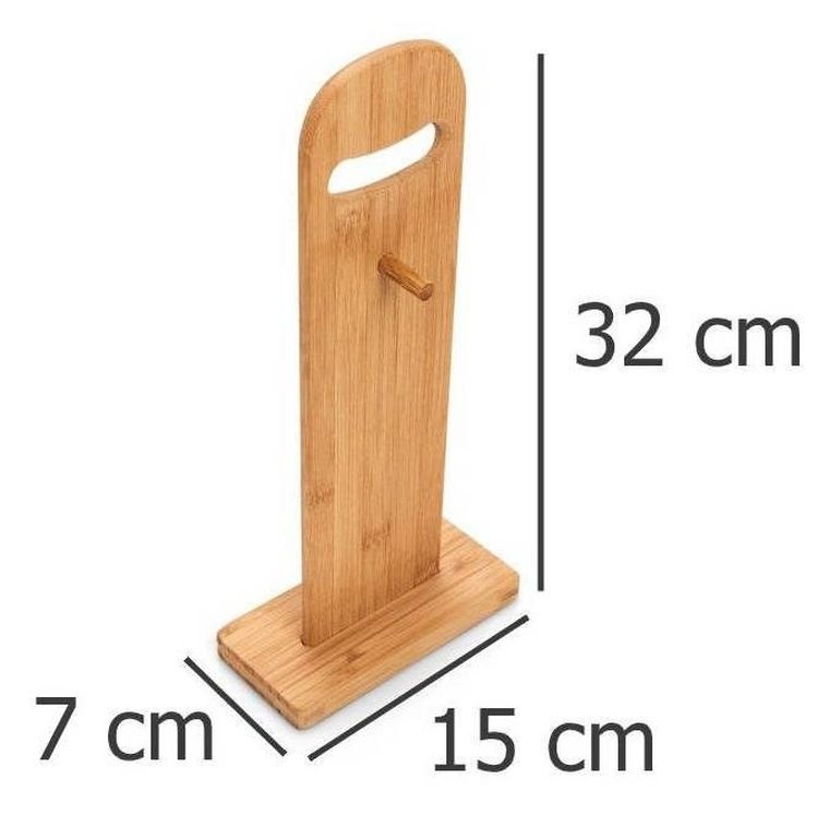 Zeller, 6 desek do krojenia + stojak w komplecie, drewno bambusowe