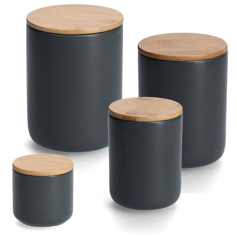 Zeller, ceramiczny słoik z wieczkiem, na produkty sypkie, 180 ml