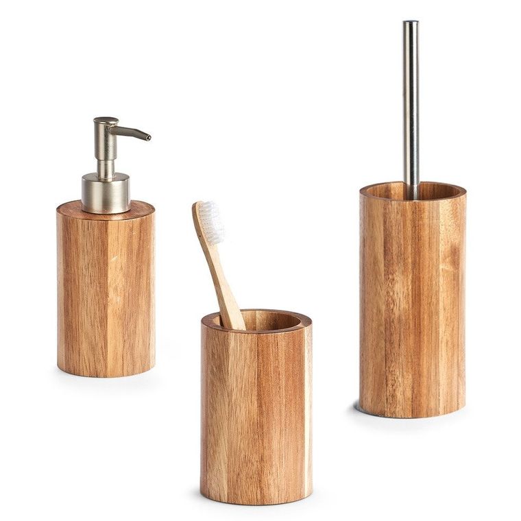 Zeller, dozownik do mydła w płynie, drewno akacjowe