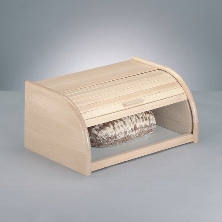 Zeller, drewniany chlebak, pojemnik na pieczywo, 40-28-18cm