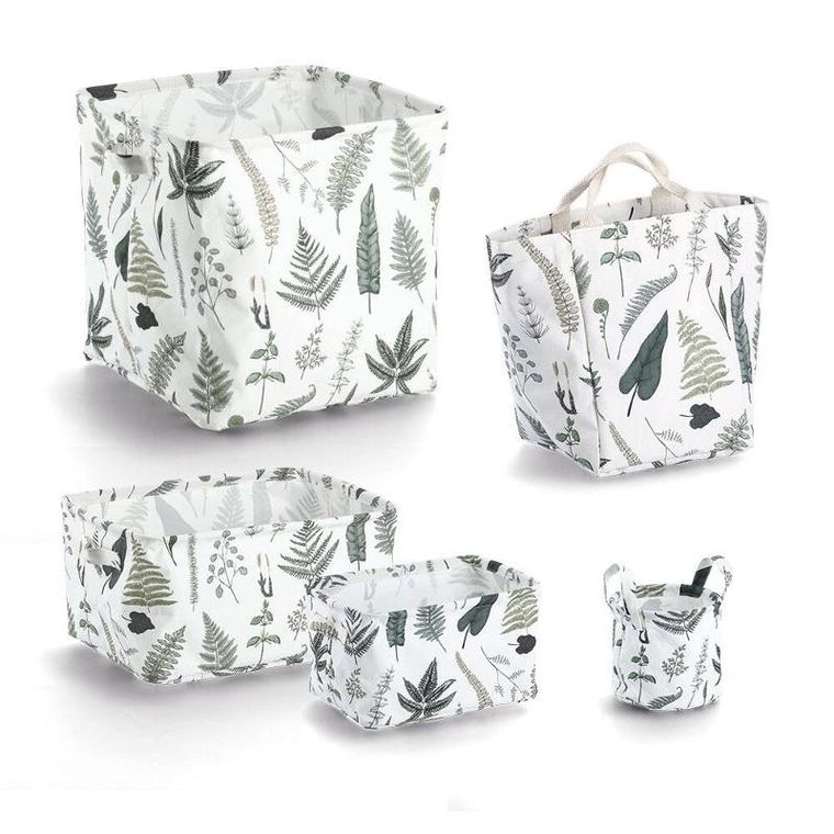 Zeller, kosz do przechowywania, tekstylny, 28-21-16 cm