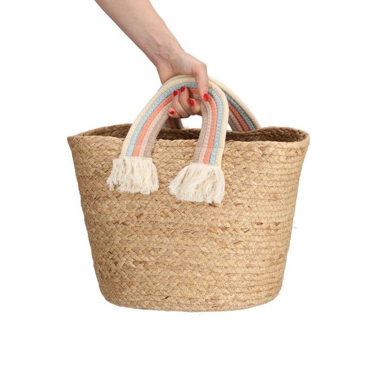 Zeller, kosz do przechowywania z plecionej trawy morskiej, średnica 30 cm