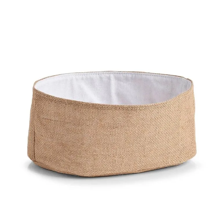 Zeller, koszyk na chleb z juty i bawełny, 26-18 cm