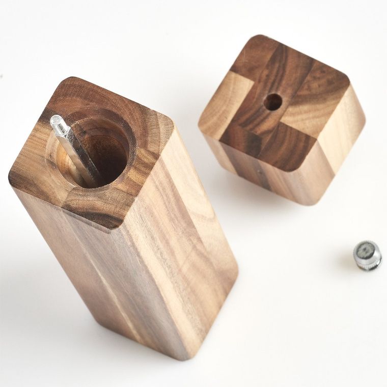 Zeller, młynek do soli i pieprzu ręczny, 21-5 cm, drewno akacjowe