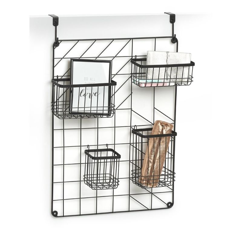 Zeller, organizer kuchenny zawieszany na drzwi + 5 koszyczków