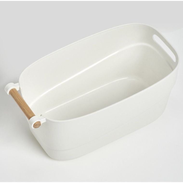 Zeller, organizer na akcesoria łazienkowe, 33,5-18,5-15 cm, biały