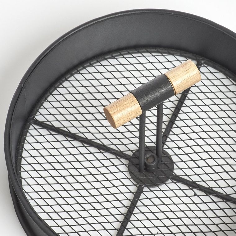 Zeller, podstawka metalowa z uchwytami, Ø 20 cm, czarna