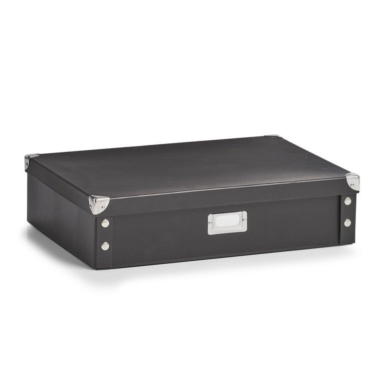 Zeller, pudełko na krawaty i paski, organizer, czarny