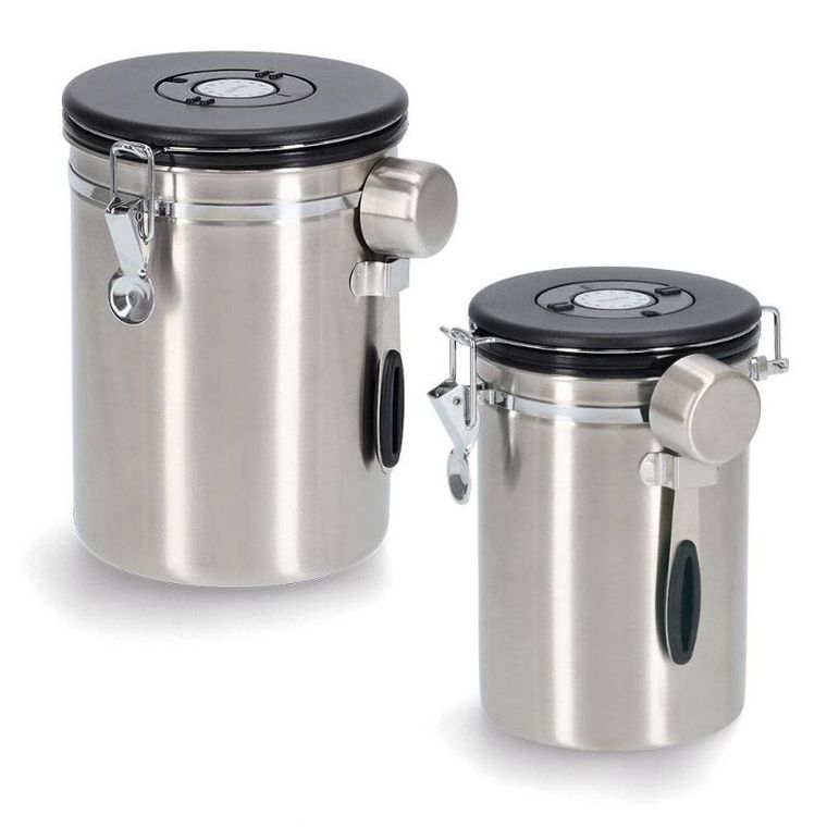 Zeller, szczelna puszka na kawę z klipsem i miarką, 2700 ml