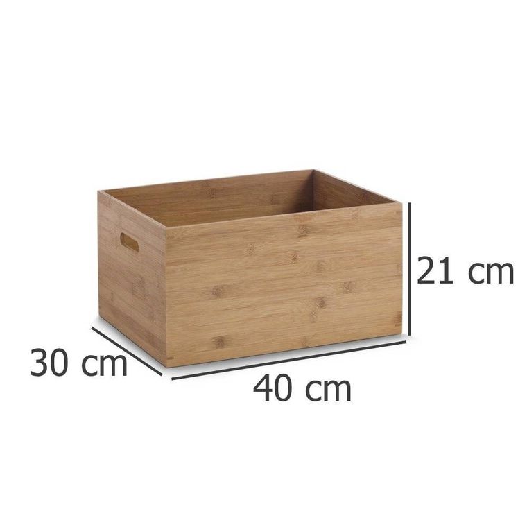 Zeller, wielofunkcyjny pojemnik na drobiazgi, bambusowy