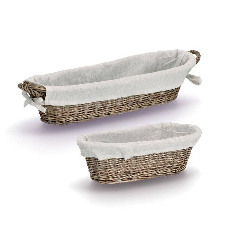 Zeller, wiklinowy koszyk na chleb, 33-14-10 cm