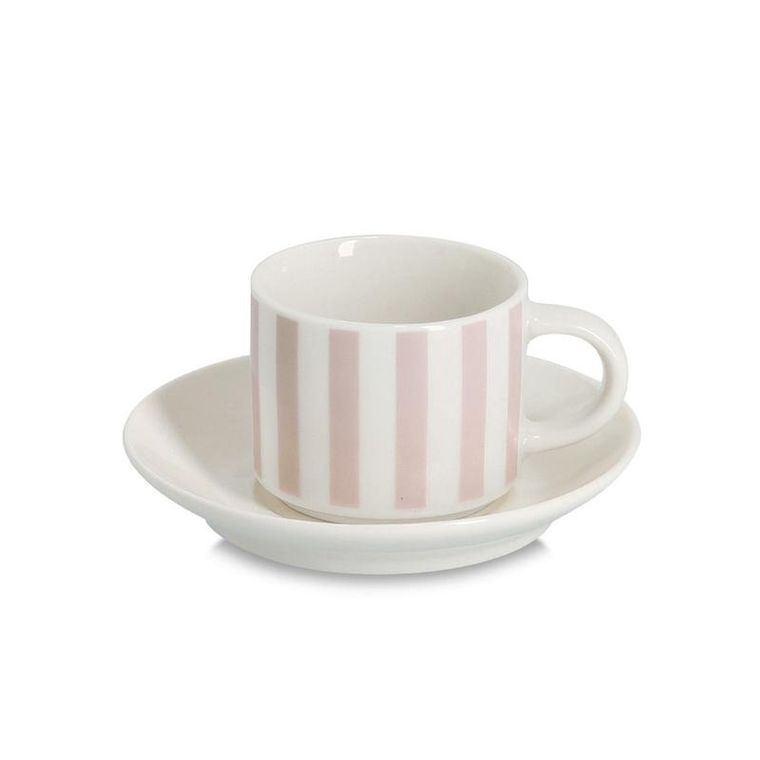 Zeller, zestaw filiżanek do espresso z talerzykami, 70 ml