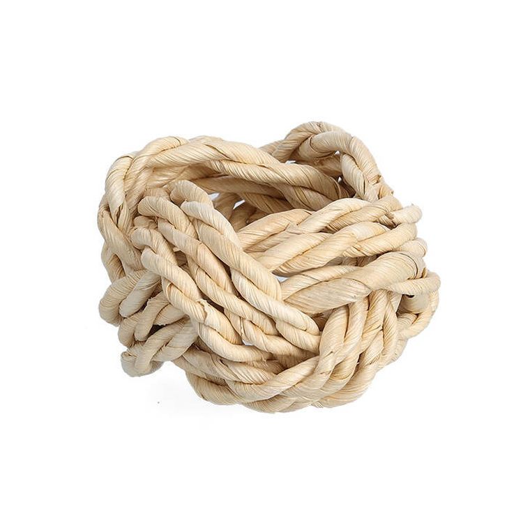 Zeller, zestaw obrączek do serwetek plecione z wikliny, ø 5 cm