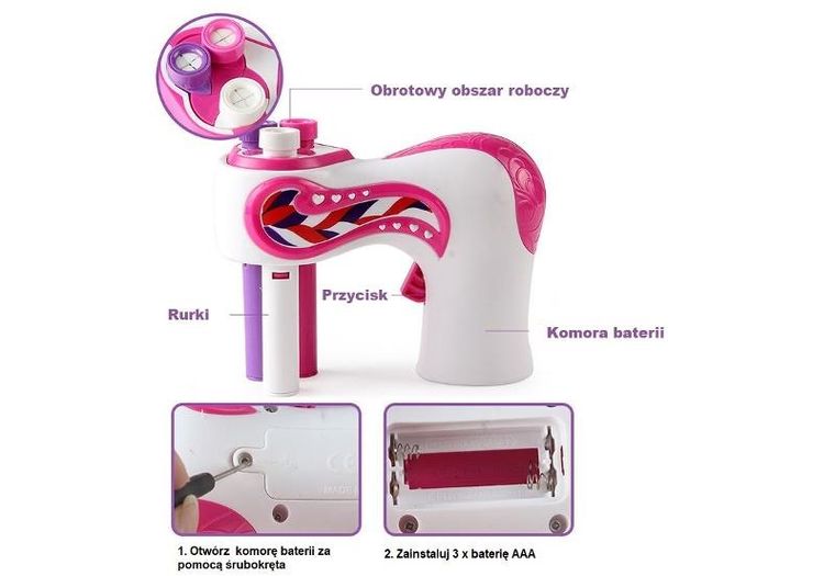 Zestaw do robienia warkoczyków