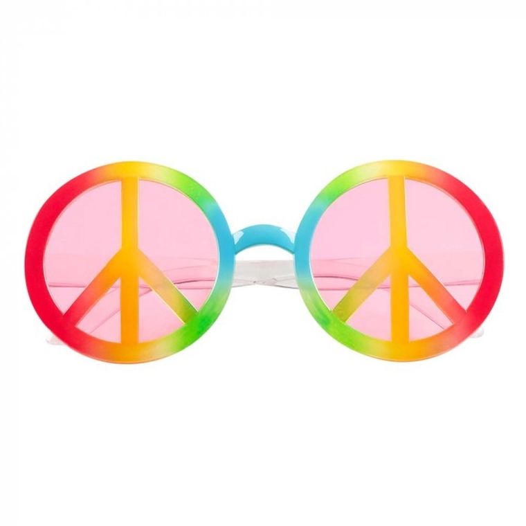 Zestaw hipisa, opaska i okulary