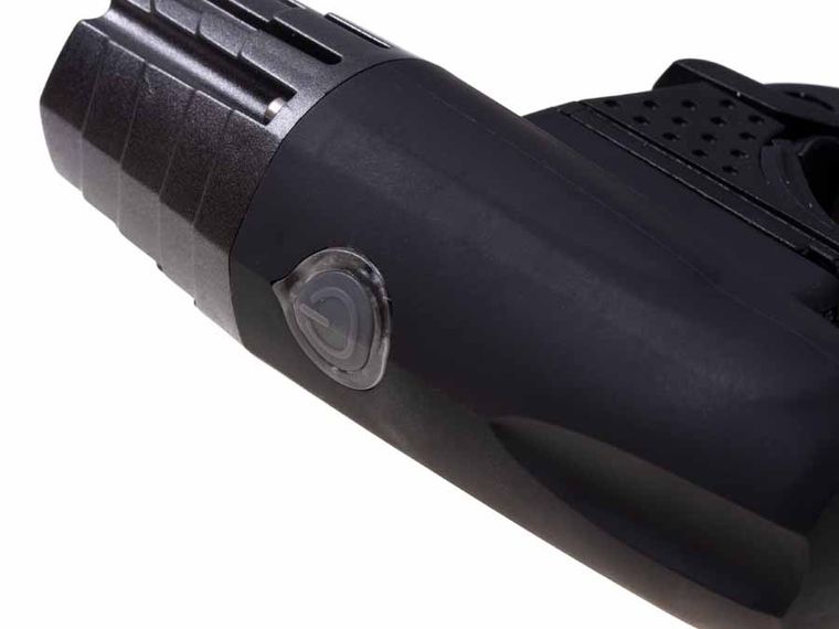 Zestaw: latarka na rower z USB + czerwona lampka stopu