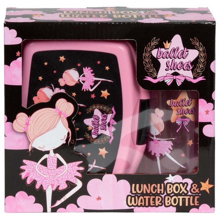 Zestaw: lunchbox + bidon, 330 ml, Baletnica