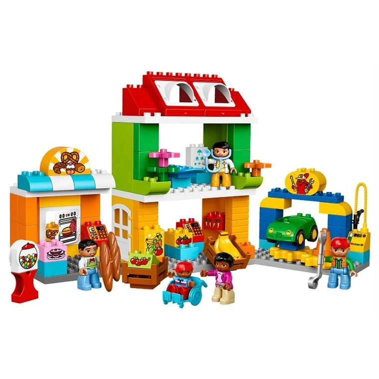 Zestaw promocyjny: LEGO DUPLO, Miasteczko, 10836 + GRATIS: LEGO DUPLO, Pikinik Kubusia Puchatka, 5945