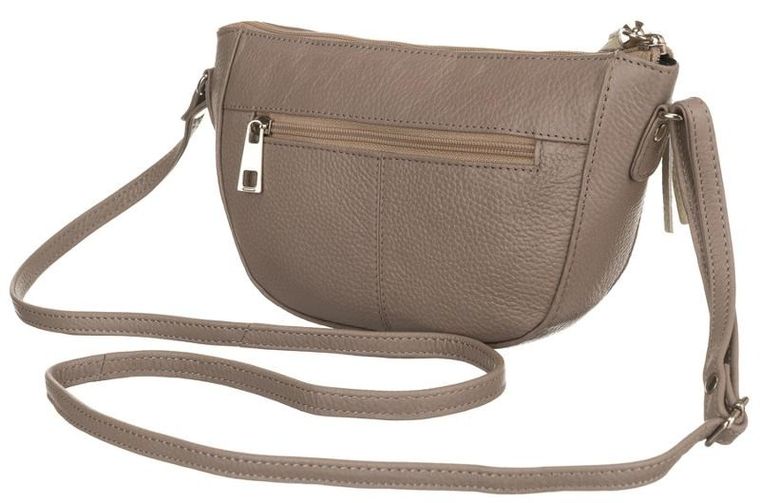 Zestaw: Torebka skórzana, Portfel, beżowy, Peterson