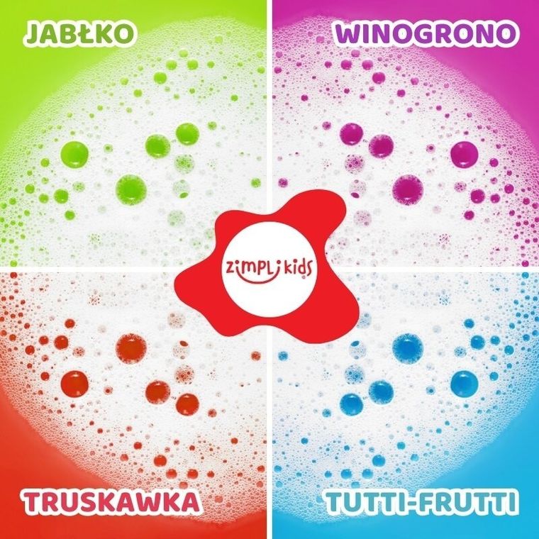 Zimpli Kids, Baff Bomb, musujące gwiazdki do kąpieli, zmieniające kolor wody, 4 szt.