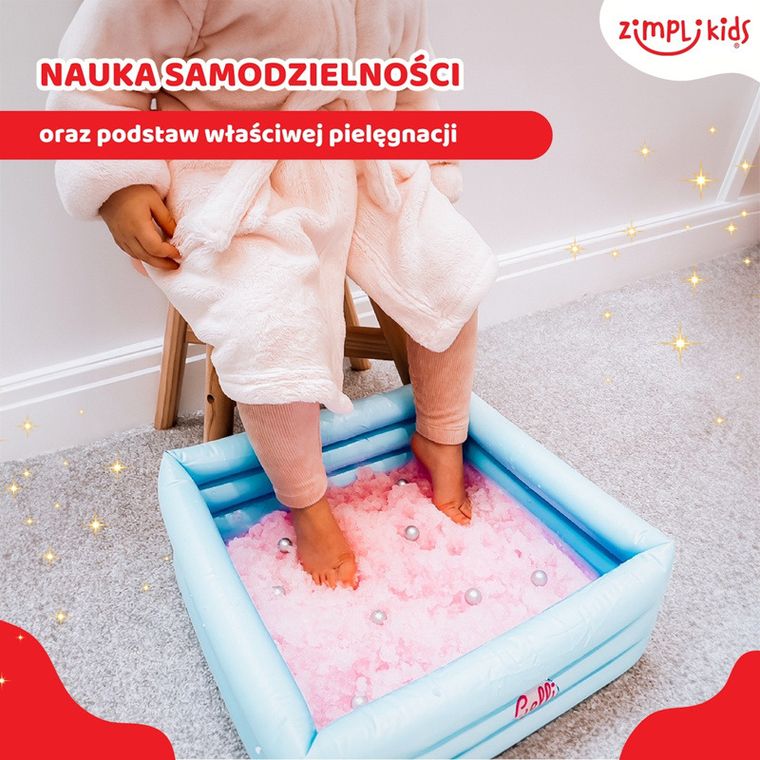 Zimpli Kids, Gelli Spa, domowe spa dla stóp z miską, przybornikiem i galaretką