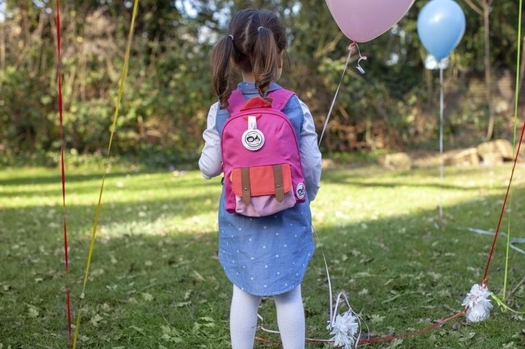 Zip & Zoe, Mini ze smyczą, plecak, pink