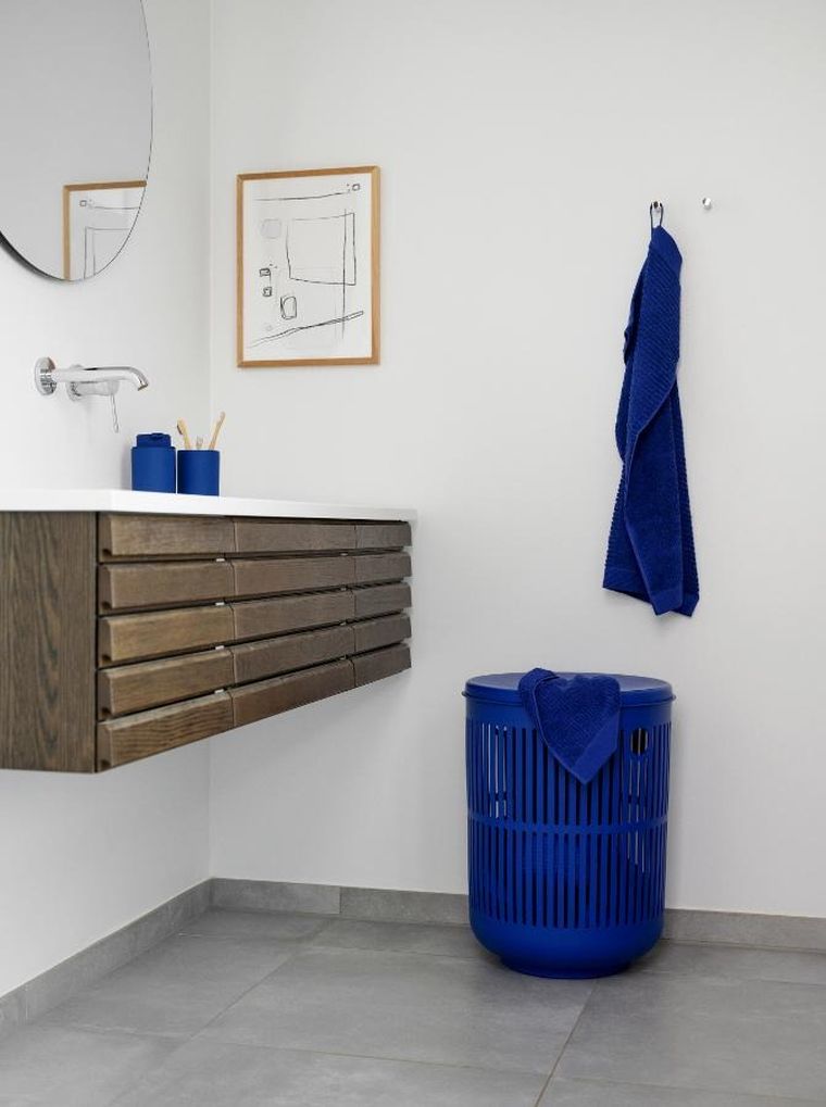 Zone Denmark, haczyki ścienne, magnetyczne, niebieskie, 2 szt.