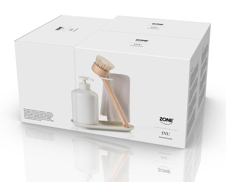 Zone Denmark, organizer do zlewu, 3 elementy, Inu Off white