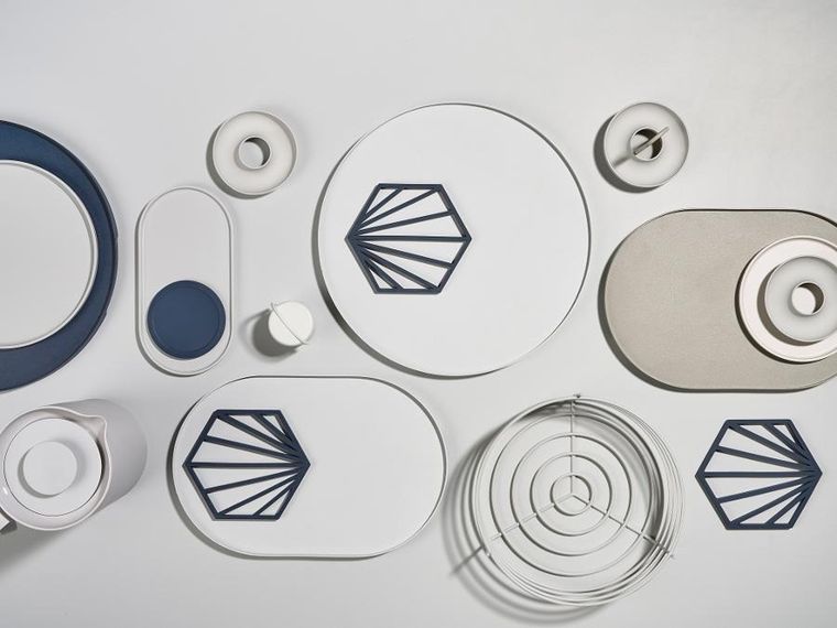 Zone Denmark, taca do serwowania, okrągła, 35 cm, Singles Warm grey