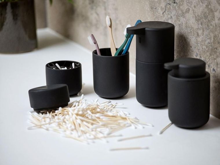 Zone Denmark, Ume, pojemnik z pokrywką, czarny