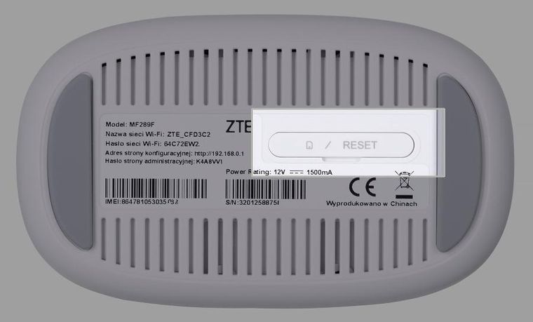ZTE, router, Mf289f