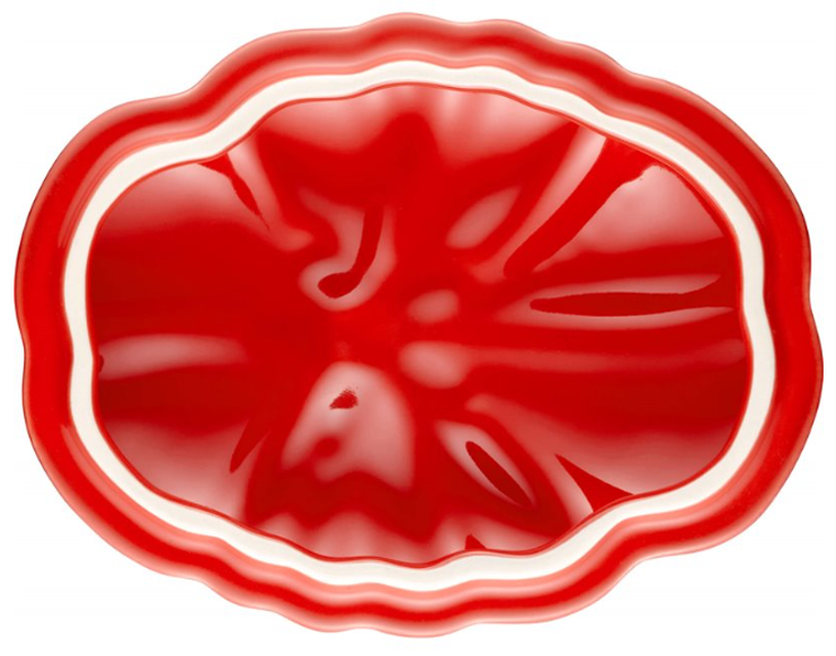 Zwilling, Mini Cocotte, garnek ceramiczny, owalny, pomidor, czerwony, 500 ml