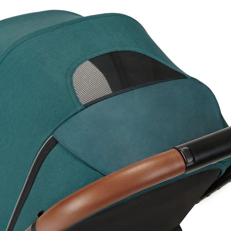 Kinderkraft, Evolution Cocoon, wózek wielofunkcyjny 2w1, Midnight Green