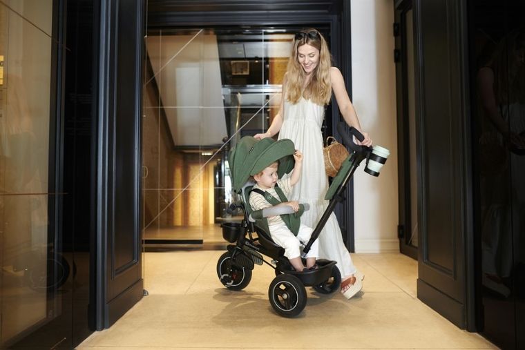 Kinderkraft, Spinstep, rowerek trójkołowy, Grey