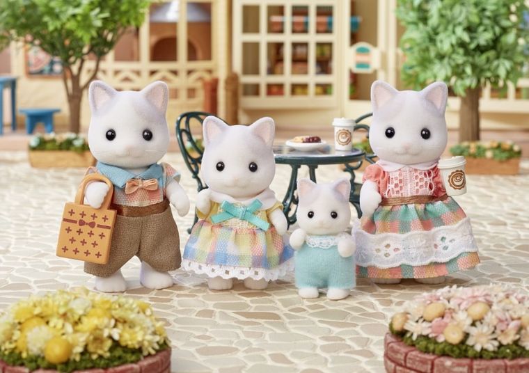 Sylvanian Families, Rodzina kotków, zestaw figurek, 5738