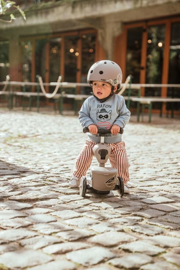 Scoot & Ride, Highwaykick 1, Lifestyle, jeździk i hulajnoga 2w1, Brown Lines