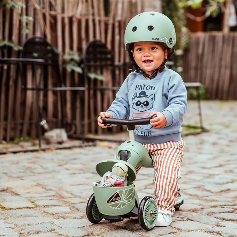 Scoot & Ride, Highwaykick 1, Lifestyle, jeździk i hulajnoga 2w1, Green Lines