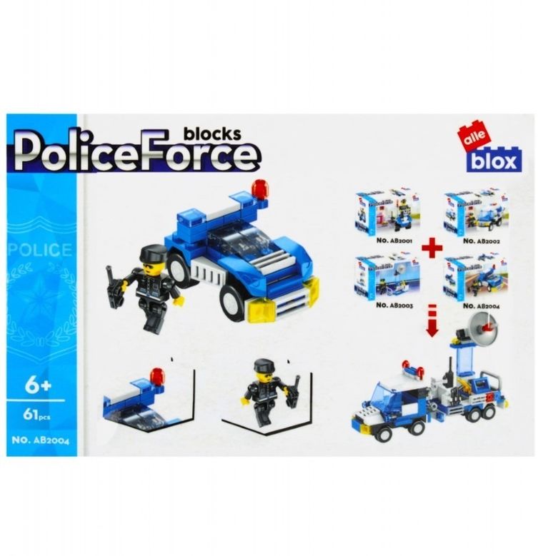Alleblox, Policja, klocki konstrukcyjne