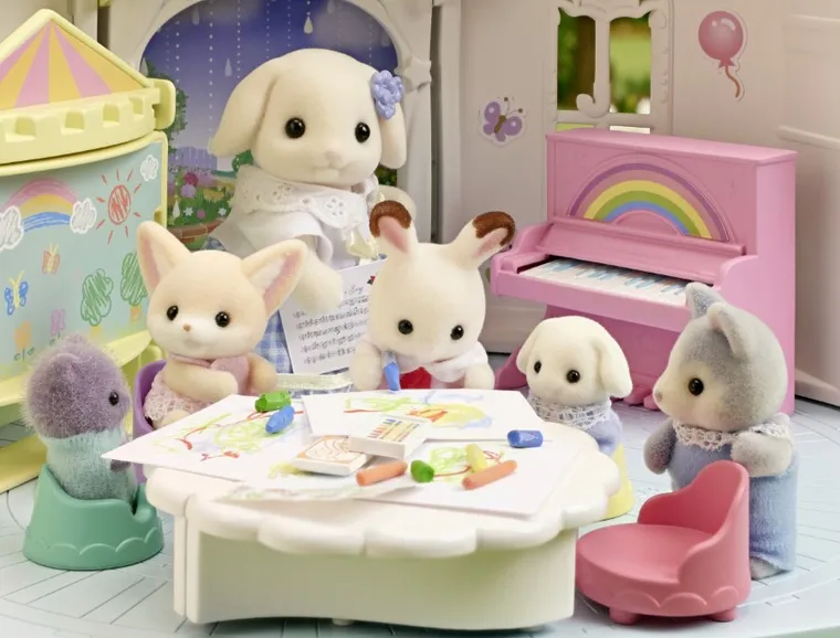 Sylvanian Families, Kolorowe Przedszkole, zestaw z figurkami, 5743