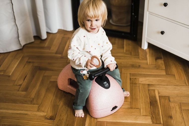 Scoot & Ride, My First, ewolucyjny jeździk pchacz, rose, 3w1