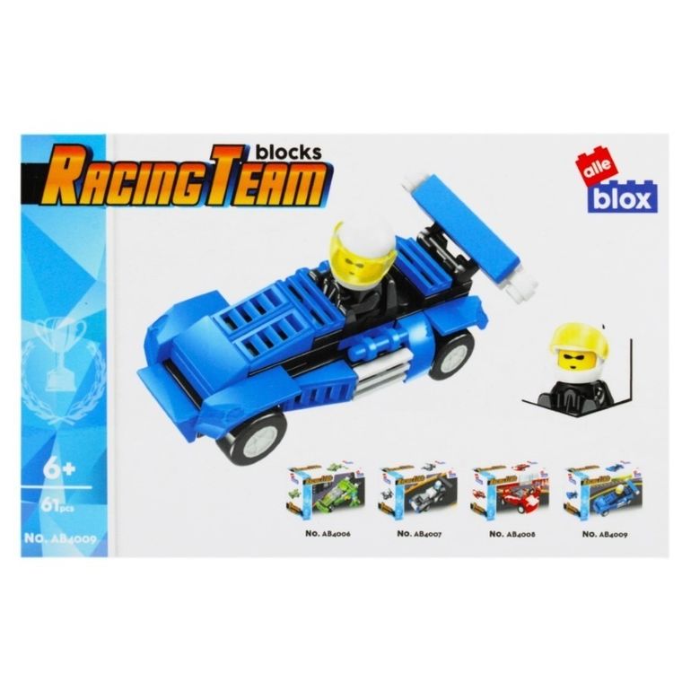 Alleblox, samochód wyścigowy, klocki konstrukcyjne