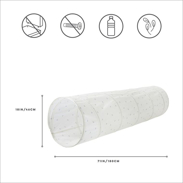 3 Sprouts, Blueberry, tunel do zabawy, Ivory