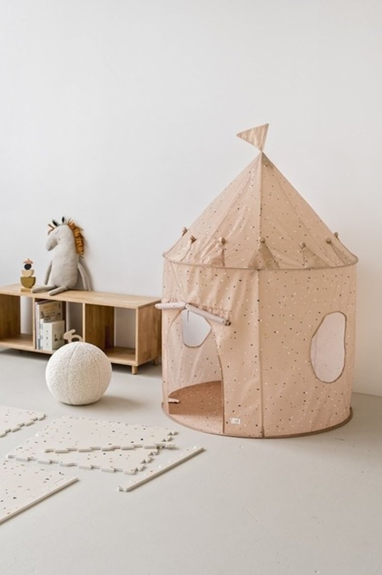 3 Sprouts, namiot dla dzieci, recycled, Terrazzo Clay