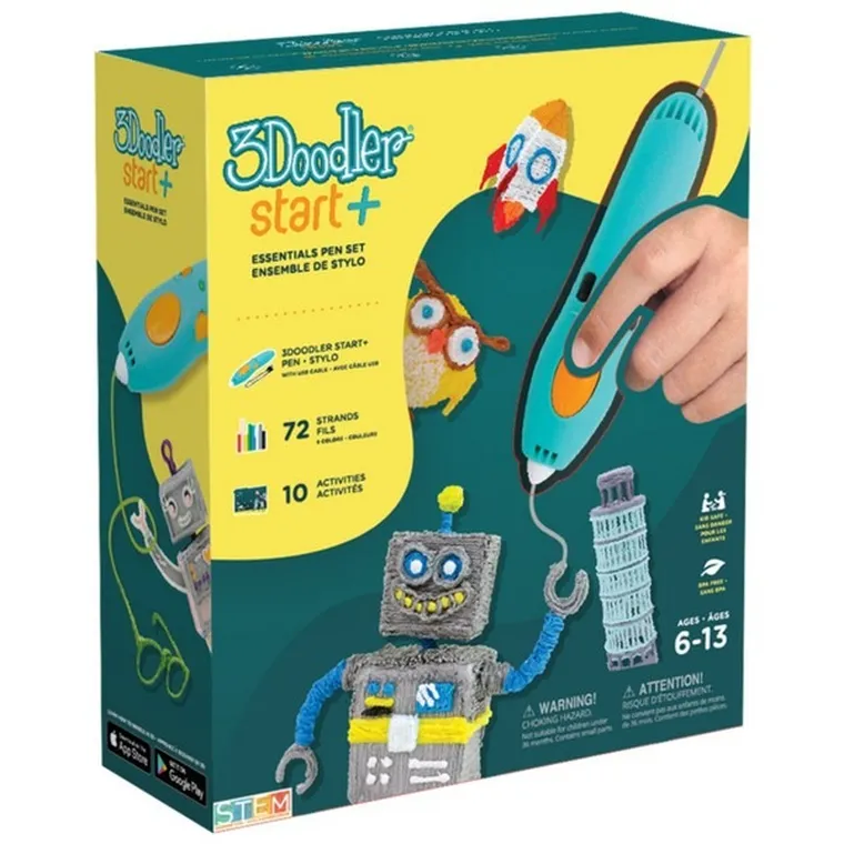 3Doodler, Start Plus, zestaw podstawowy, długopis do druku 3D