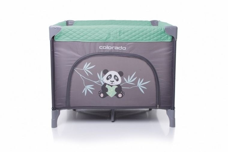 4Baby, Colorado, łóżeczko turystyczne, kojec, Green